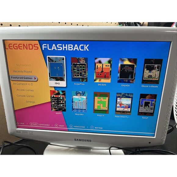 AtGames Legends Flashback Mini Game Console Plug Play 2 Controllers HDMI FB8650 - Picture 2 of 11